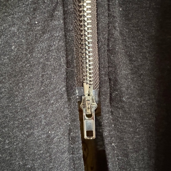 Monoreno dress zip front cover up medium  gray black - Picture 8 of 11